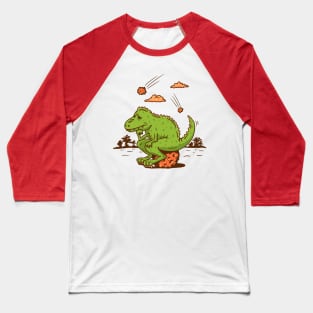 DINOSAUR THINKER Baseball T-Shirt